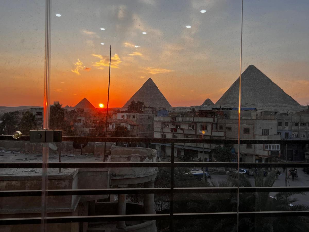 Imhotep Pyramids View Inn Kafret el-Gabal المظهر الخارجي الصورة
